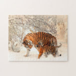 Tiger<br><div class="desc">Tiger in Schnee Foto Puzzle mit Geschenkboxen Drehen Sie Designs,  Fotos und Text in ein großartiges Spiel mit anpassbaren Rädern!Diese Puzzles sind aus stabilem Karton auf Graupappe hergestellt und in lebendigen Vollfarben gedruckt.Verschenke gleich heute mit einem individuell gestalteten Puzzle stundenlangen Genuss!</div>