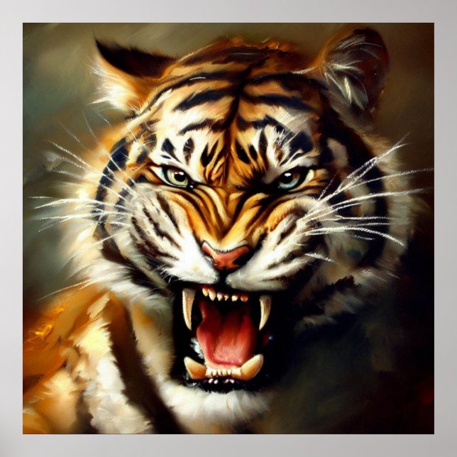 Tiger (10) Wild Cat  Poster (Vorne)