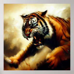 Tiger (14) Wildkatze Poster