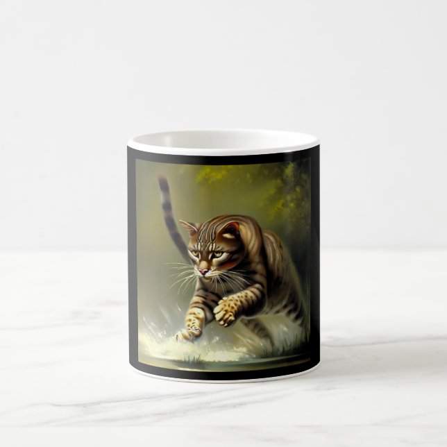 Tiger (1) Wildkatze Kaffeetasse (Mittel)
