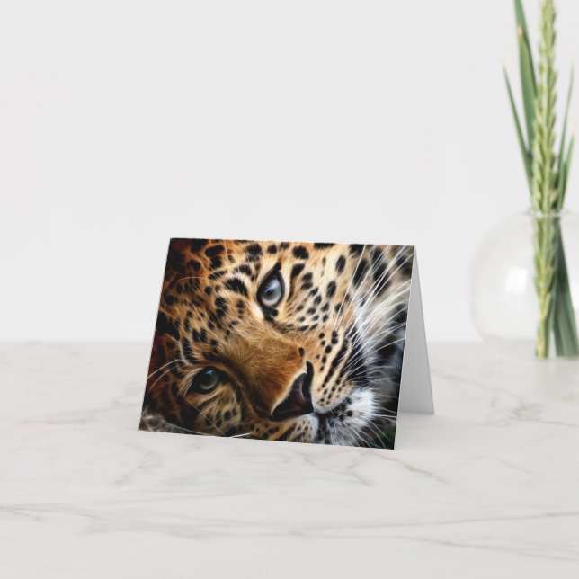 Tiger 3 - Notecard Feiertagskarte (Vorderseite)