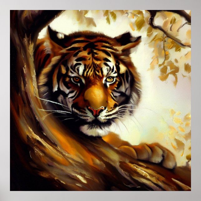 Tiger (5) Wildkatze Poster (Vorne)