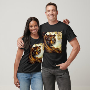 Tiger (5) Wildkatze T-Shirt