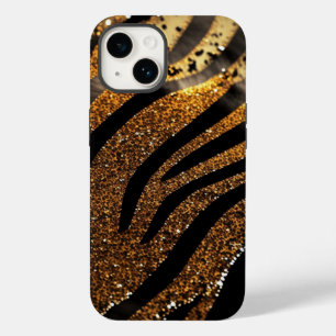 Tiger Agate Glitzer iPhone Mate Tough Case