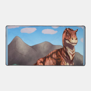 Tiger Allosaurus Schreibtischunterlage