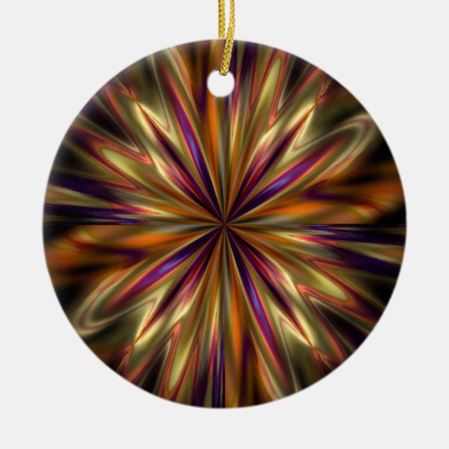 Tiger Anemone Keramikornament (Vorne)