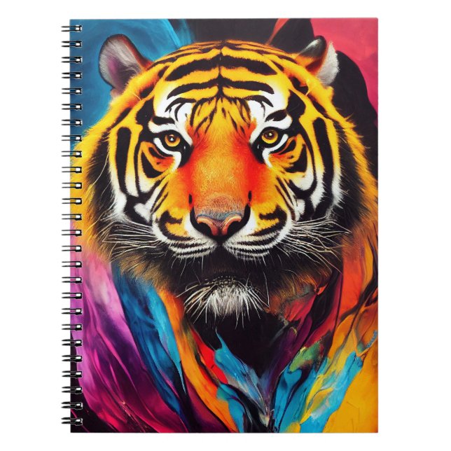 Tiger Animal Discovery Adventure Nature Planet Ea Notizblock (Vorderseite)