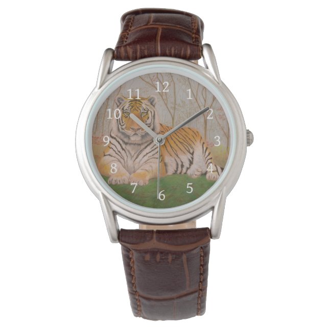 Tiger Armbanduhr (Vorderseite)