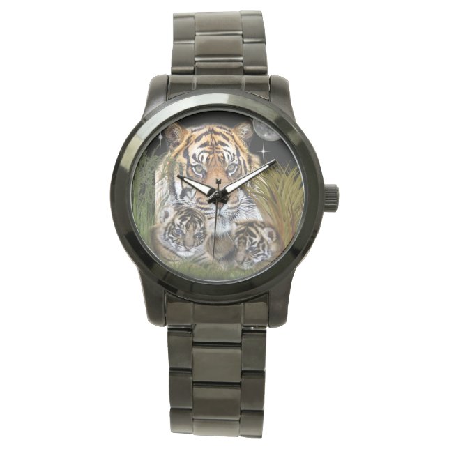 Tiger Armbanduhr (Vorderseite)