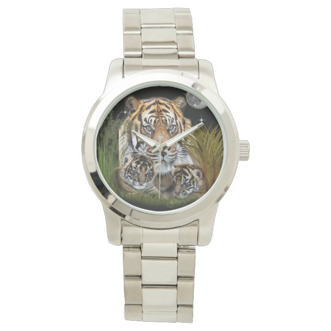 Tiger Armbanduhr (Vorderseite)