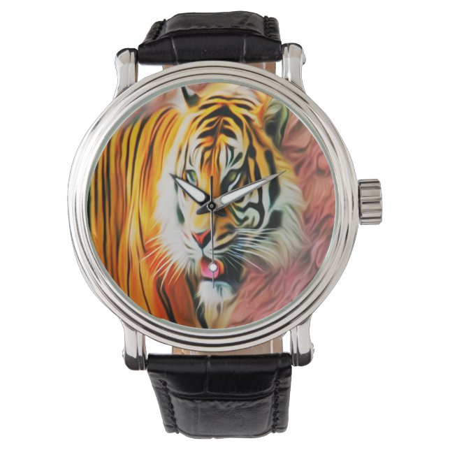 Tiger Armbanduhr (Vorderseite)