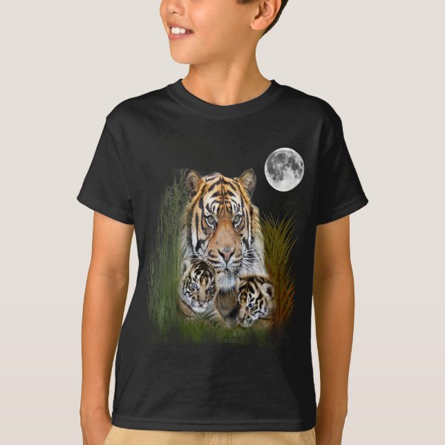 Tiger arnd Cubs T - Shirt (Vorderseite)