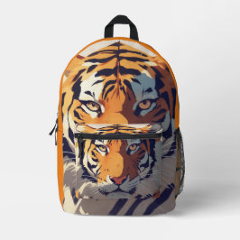 Tiger Art Bedruckter Rucksack