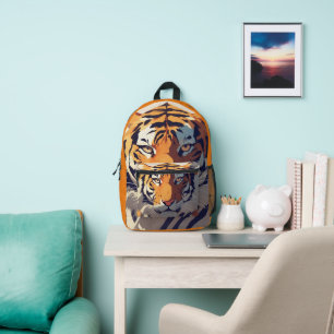 Tiger Art Bedruckter Rucksack