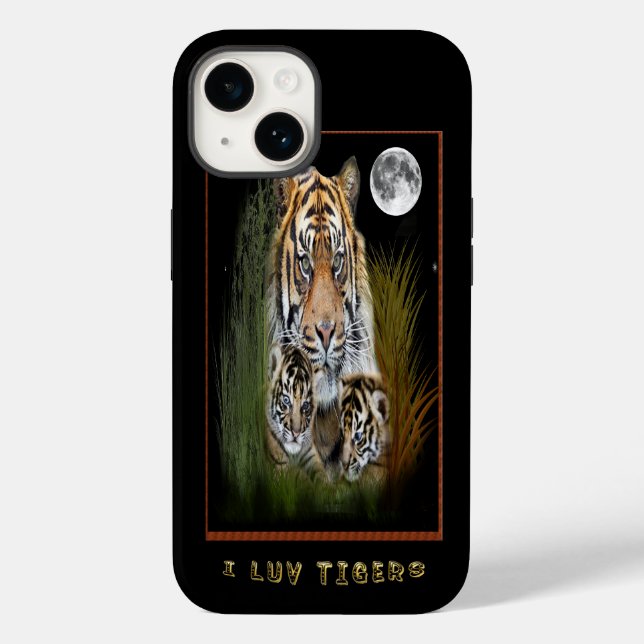tiger art Case-Mate iPhone 14 Case (Rückseite)