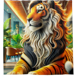 Tiger Art Duschvorhang
