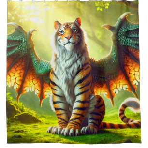 Tiger Art Duschvorhang