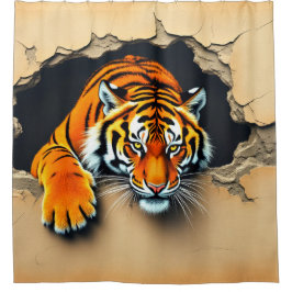 Tiger Art Duschvorhang
