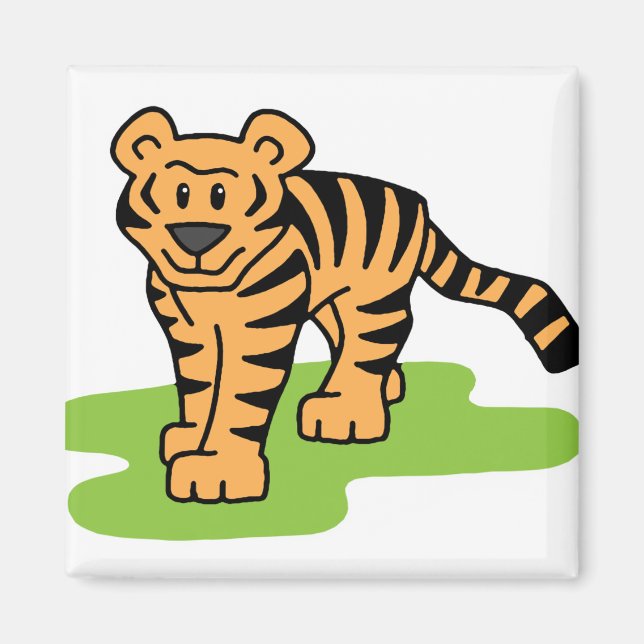 Tiger Art Magnet (Vorne)