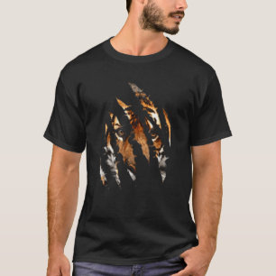 Tiger Art Mut Big Cat Ästhetik Für Wildlife B T-Shirt