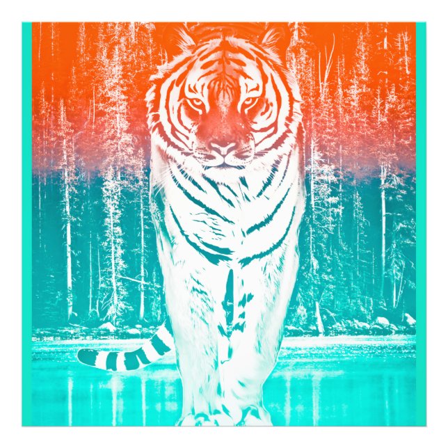 Tiger Art Print Fotodruck (Vorne)