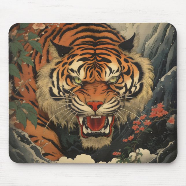 Tiger Asian Traditional Mousepad (Vorne)