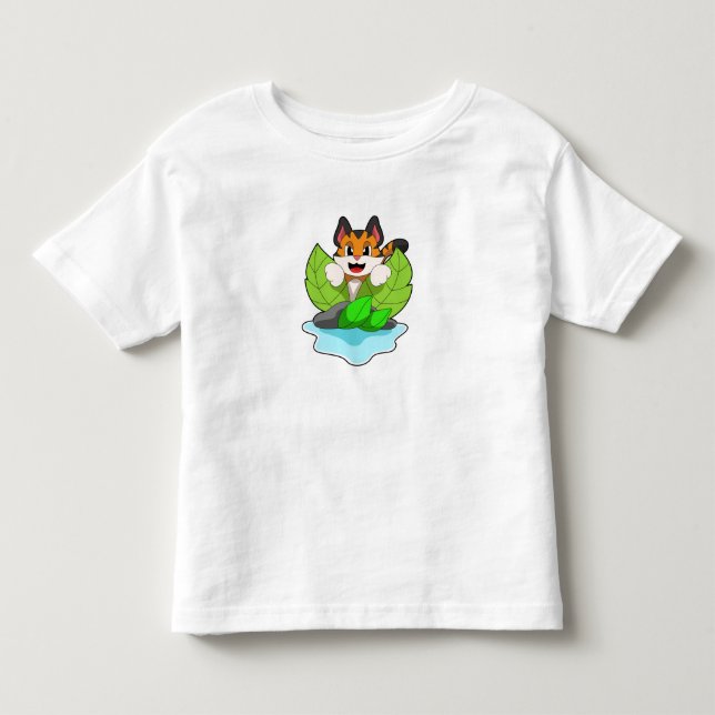 Tiger auf der Jagd Kleinkind T-shirt (Vorderseite)