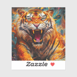 Tiger Aufkleber