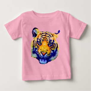 Tiger Augen Pop Art Baby T-shirt