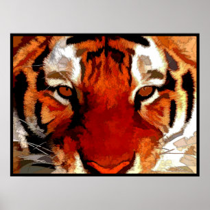 Tiger-Augen Poster