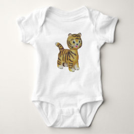 Tiger aus Kunststoff Baby Strampler