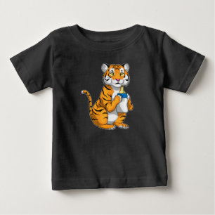 Tiger Baby Milch Flasche T-shirt
