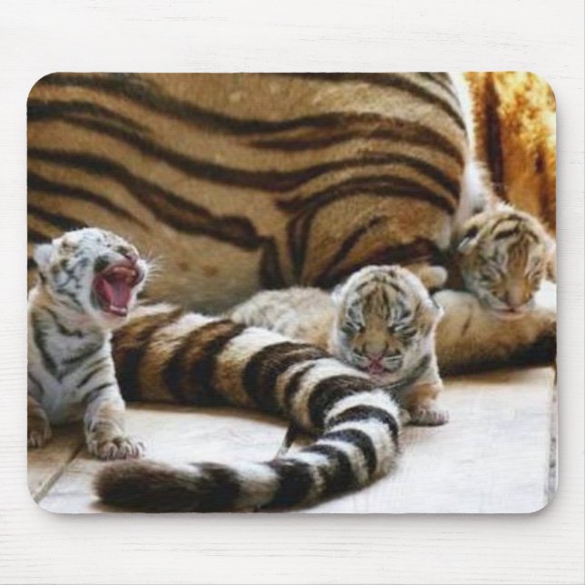 Tiger-Babys Mousepad (Vorne)