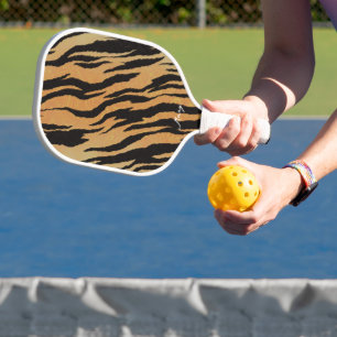 Tiger Background Personalisiert Pickleball Paddel Schläger