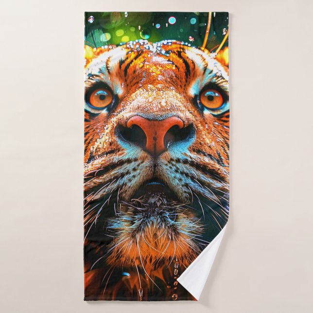 Tiger Badehandtuch (Badehandtuch)