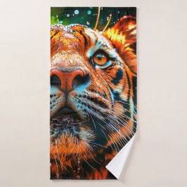 Tiger Badehandtuch