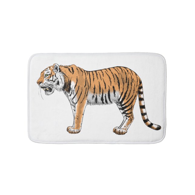 Tiger Badematte (Vorderseite)