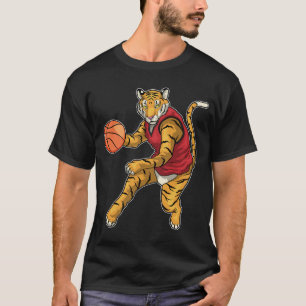Tiger Basketball-Spieler Basketball T-Shirt