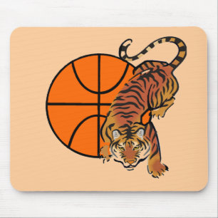 Tiger-Basketball-T - Shirts und Geschenke Mousepad