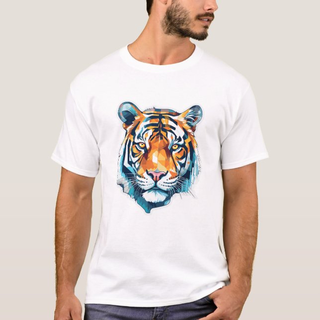 Tiger Beast Animal World Wildlife Beauty Discovery T-Shirt (Vorderseite)