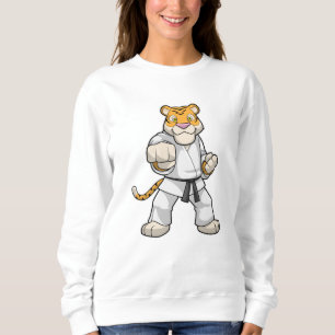 Tiger bei Martial Arts Karate Sweatshirt