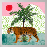 Tiger bei Sonnenaufgang