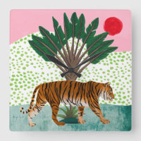 Tiger bei Sonnenuntergang