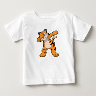 Tiger beim Hip Hop Dance Dab Baby T-shirt