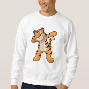 Tiger beim Hip Hop Dance Dab Sweatshirt