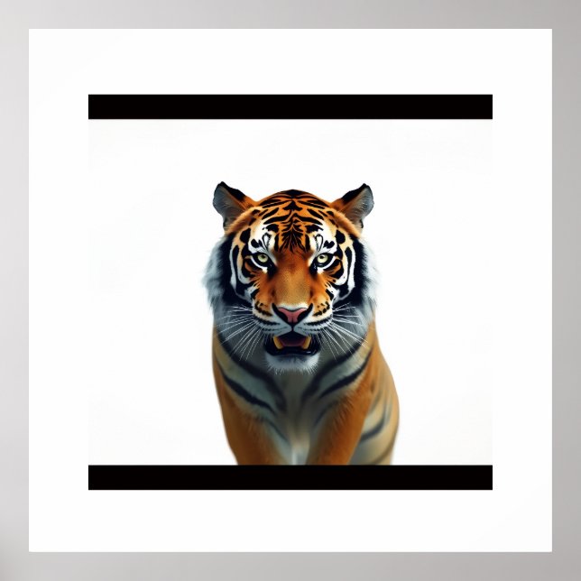 Tiger-Beobachtung Poster (Vorne)
