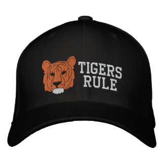Tiger-bestickter Hut