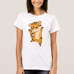 Tiger Big Cat Niedlicher Tiere für Kinder T-Shirt