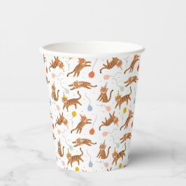 Tiger Birthday Pappbecher
