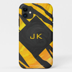 Tiger Black and Orange Print Case-Mate iPhone Hülle